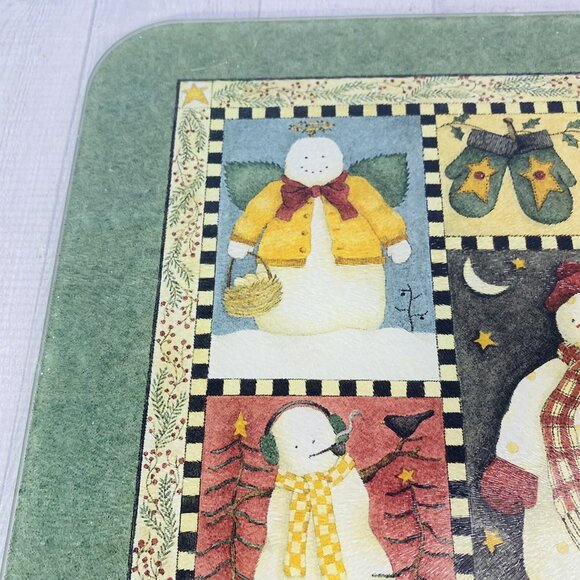 Debbie Mumm Creative Tops Christmas Holiday Tempered Glass Counter Top Protector - Picture 15 of 16